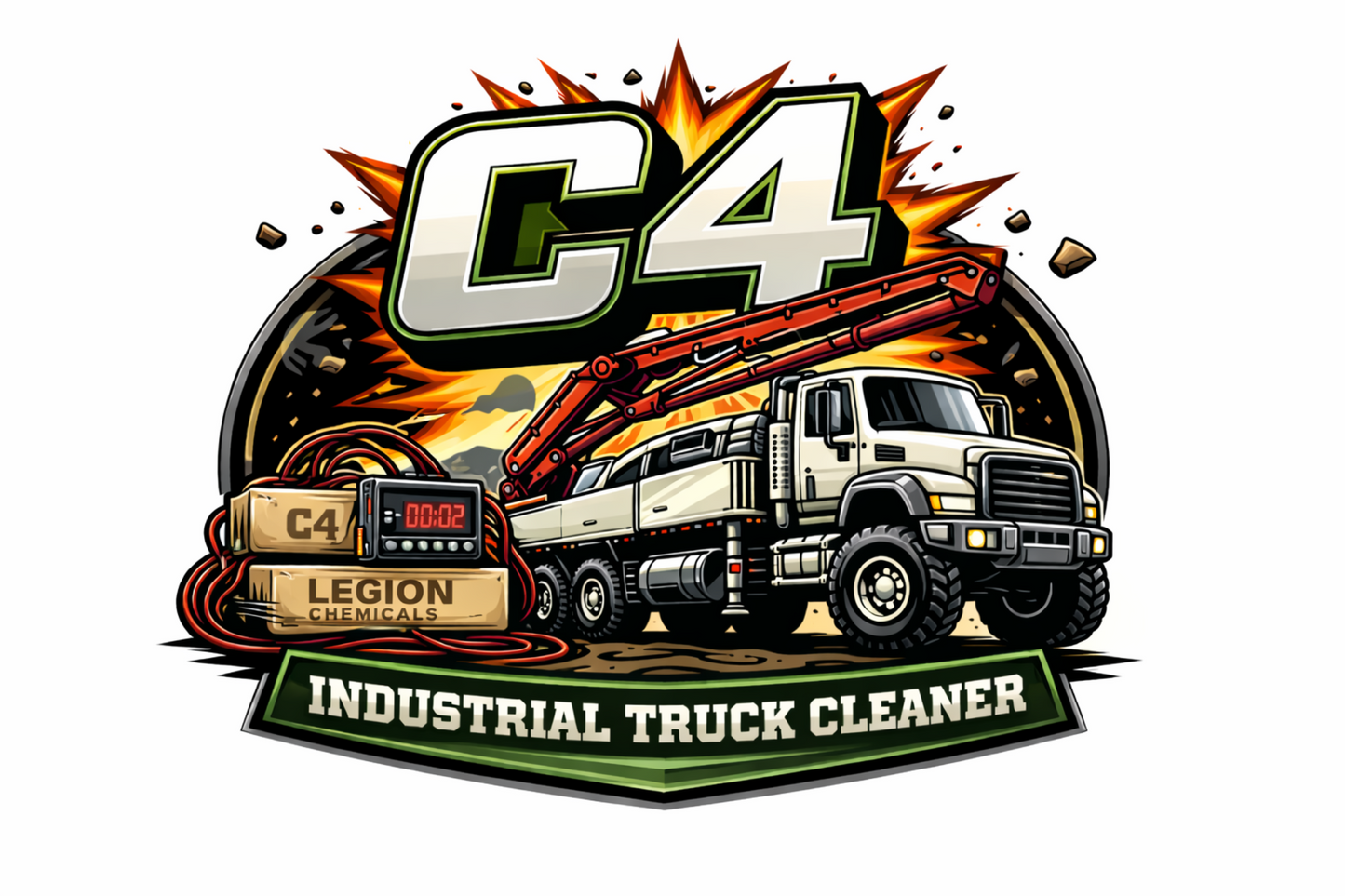 C4: INDUSTRIAL TRUCK CLEANER
